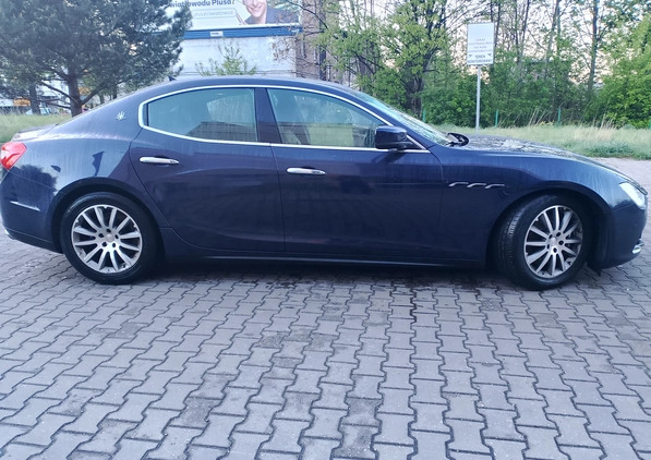 Maserati Ghibli cena 98900 przebieg: 100000, rok produkcji 2014 z Katowice małe 326